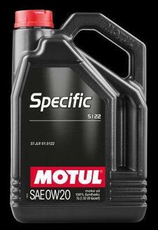 Масло моторное синтетическое Specific 5122 SAE 0W20 5л MOTUL 107339