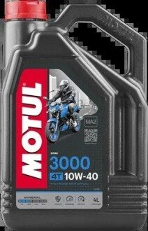 3000 4T SAE 10W40 (4L) 846041 MOTUL 107693