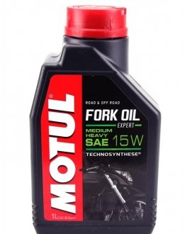 Олива MOTUL822101/Fork Oil Expert Medium Heavy 15W 1L/105931 MOTUL 822101 (фото 1)
