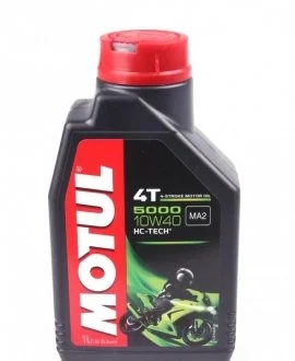 Олива 4T 5000 SAE 10W40 1L MOTUL 836911 (фото 1)