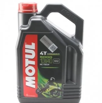 Олива 4T 5000 SAE 10W40 4L MOTUL 836941 (фото 1)
