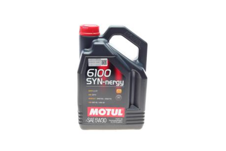 Моторна олія 6100 SYN-nergy 5W-30 синтетична 4 л MOTUL 838350