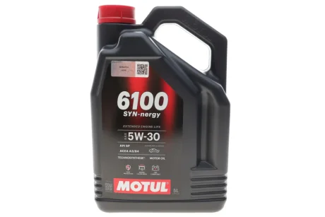 Олива моторна Technosynthese д/авто 6100 Syn-nergy SAE 5W30 (5L) MOTUL 838451