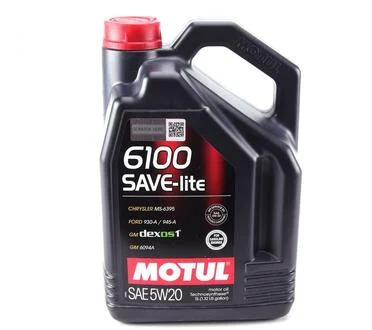 Моторна олія 6100 Save-Lite 5W-20 синтетична 5 л MOTUL 841351 (фото 1)