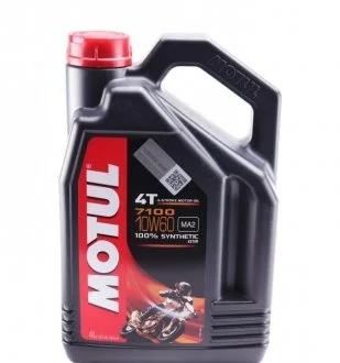 Олива 4T 7100 10W60 4L MOTUL 845541 (фото 1)