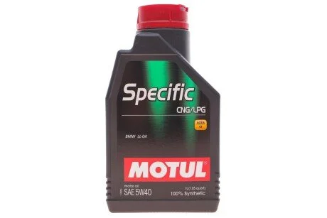 Моторное масло Specific CNG/LPG 5W-40 синтетическое 1 л MOTUL 854011