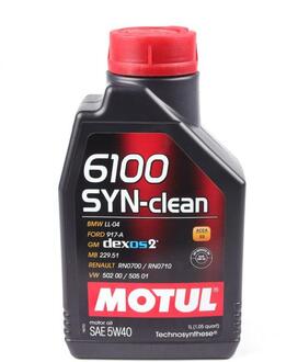 Олива моторна 6100 Syn-Clean 5W-40, 1л. MOTUL 854211 (фото 1)