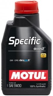 Моторное масло Specific Dexos 2 5W-30 синтетическое 1 л MOTUL 860011