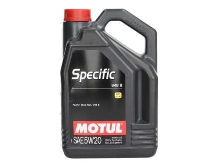 Моторное масло Specific 948 B 5W-20 синтетическое 5 л MOTUL 867351 (фото 1)