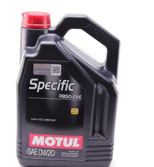 Моторное масло Specific RBS0-2AE 0W-20 синтетическое 5 л MOTUL 867451
