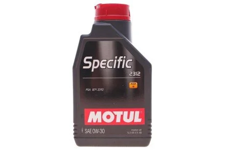 Моторное масло Specific 2312 0W-30 синтетическое 1 л MOTUL 867511