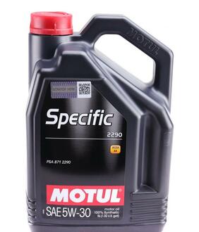 Моторна олія Specific 2290 5W-30 синтетична 5 л MOTUL 867751 (фото 1)