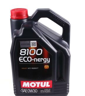 Моторна олія 8100 Eco-Nergy 0W-30 синтетична 5 л MOTUL 872051