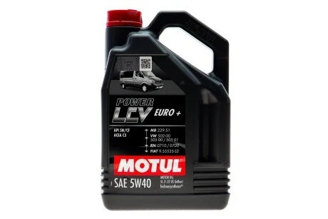 Моторное масло Power LCV Euro+ 5W-40 полусинтетическое 5 л MOTUL 872151