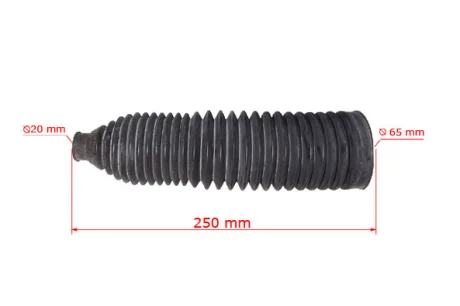 Пильовик рульової рейки AUDI A4 95-01, SKODA SUPER B 02-, VW PASSAT 96-05 MSG AU211DUSTER2