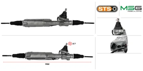 Рульова рейка з ЕПК Audi Q5 08-16 MSG AU405.NL00.RT