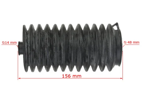 Пильовик рульової рейки CITROEN BERLINGO 02-06, PEUGEOT PARTNER 02-06 MSG CI205DUSTER2