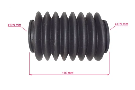 Пильовик рульової рейки PEUGEOT Partner 96-08, 306 93-02; CITROEN Berlingo 96-08, Xsara Picasso 99-10, Xsara 00-06, Xsara 97-00, ZX 92-98 MSG CI205DUSTER