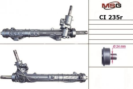 Рульова рейка з ГПК відновлена CITROEN BERLINGO (B9) 08-; PEUGEOT PARTNER II 08-; PEUGEOT 308 I (4A_, 4C_) 07-14 MSG CI235R (фото 1)