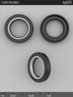 Сальник 25,00/38,20*7,20 тип креслення 7V2 MSG F-00070N (фото 1)