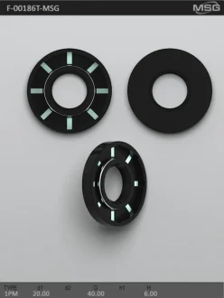 Сальник 20,00/40,00*6,00 тип 1PM MSG F-00186T (фото 1)