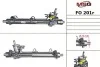 Рульова рейка з ГПК відновлена  FORD COUGAR (EC_) 98-01,MONDEO I (GBP) 93-96,MONDEO I  (GBP) 93-96 FO201R