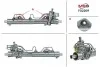 Рулевая рейка с Г/П (восстановлена, OE FORD) FORD KA 2004-2008 FO 220R