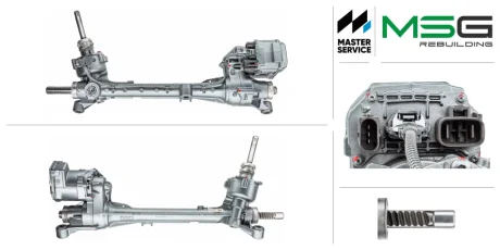 Рульова рейка з ЕУР відновлена Ford Focus III 11-18 MSG FO414.SLF0.R (фото 1)