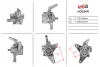 Насос ГУР відновлений Honda Accord CG/СH 98-02 HO024R