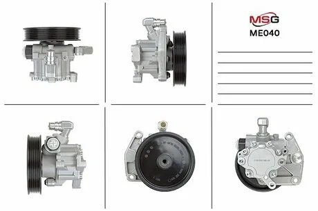 Насос г/п Mercedes-Benz CLS 04-10,E-CLASS 05-08,E-CLASS T-Model 05-09,S-CLASS 05- MSG ME 040