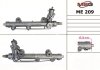 Рульова рейка з ГПК нова  MERCEDES E W 211 02-09 ME209