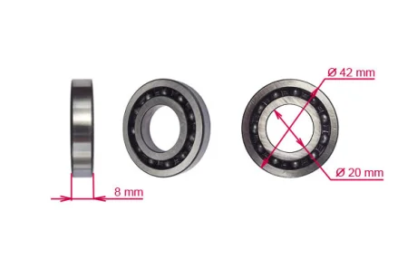 Автозапчасть MSG ME213BEARING3