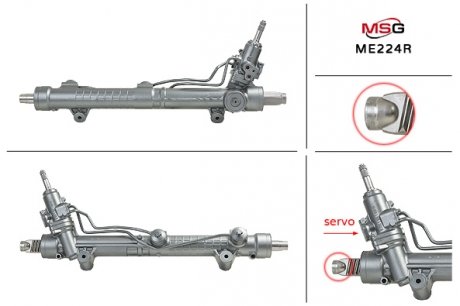 Рульова рейка з ГПК відновлена MERCEDES-BENZ GL-CLASS (X164) 06-09,M-CLASS (W164) 05-09 MSG ME224R (фото 1)