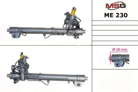 Рульова рейка з ГУР нова Mercedes-Benz S-Class W221 05-13, Mercedes-Benz E-Class W212 09-16, Mercedes-Benz C-Class W204 07-14 MSG ME230