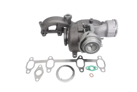 Турбіна під хомут нова VW Caddy III 04-15, T5 03-15, PASSAT B6 05-10, Golf V 03-09, Jetta V 05-10, Golf Plus 05-14, Touran 03-10; AUDI A3 03-12; SKODA Octavia A5 04-13, Superb 08-15; FORD Galaxy 94-06; SEAT Altea 04-09, Leon 05-12, Toledo III 04-09, MSG MS.TUR-0011