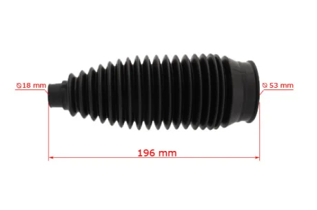 Пильовик рульової рейки MITSUBISHI L200 06-15, L200 15-19 MSG MT214DUSTER (фото 1)