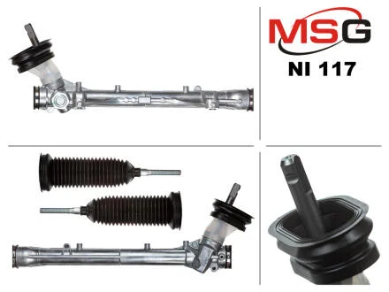 Рульова рейка без ГПК нова NISSAN TIIDA 2007-2014 MSG NI117 (фото 1)