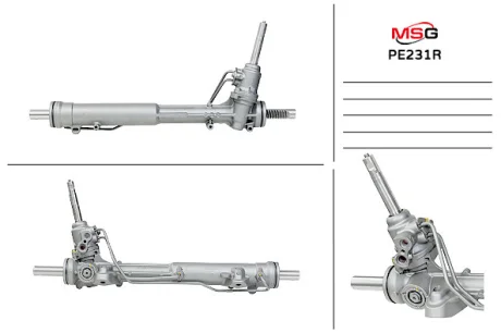 Рульова рейка з ГУР відновлена Peugeot 508 10-18 MSG PE231R
