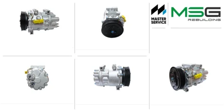 Компресор кондиціонера відновлений FIAT ULYSSE (179AX) 02-11; PEUGEOT 807 (E) 02-; CITROEN C8 (EA_, EB_) 02- MSG SD7V16-1270F