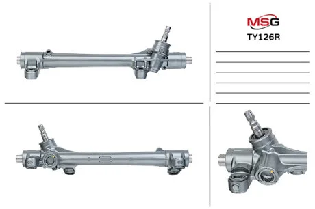 Рульова рейка без ГУР відновлена Toyota Corolla 07-13 MSG TY126R