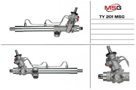 Рульова рейка з ГПК нова TOYOTA AVENSIS (_T22_) 97-03,AVENSIS Liftback (_T22_) 97-03 MSG TY201