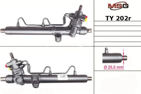 Рульова рейка з ГУР відновлена MSG TY202R