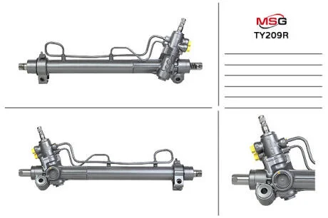 Рульова рейка з ГУР відновлена Lexus ES 01-06 MSG TY209R (фото 1)
