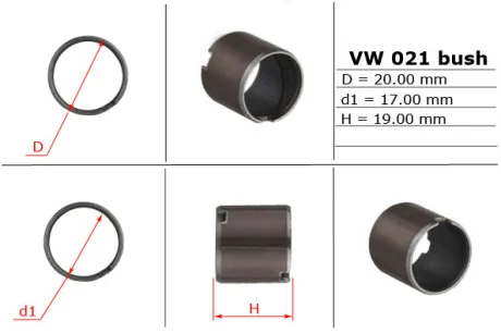 Втулка насоса ГУР Audi A4, Audi Q7, Ford Fiesta MSG VW021BUSH