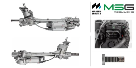 Рульова рейка з ЕУР 15- відновлена VW Jetta VII 18-, VW Golf VII 12-20 MSG VW408.NL00.R (фото 1)
