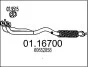 Труба вихлопного газу 0116700