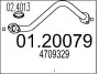 Rura pocz. OPEL AGILA B 0 0120079