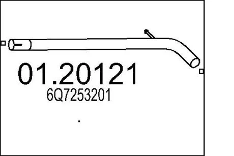 Rura њrod. ROOMSTER 1.2I MTS 0120121