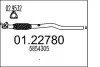 Труба вихлопного газу 0122780