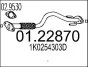 Труба вихлопного газу 0122870